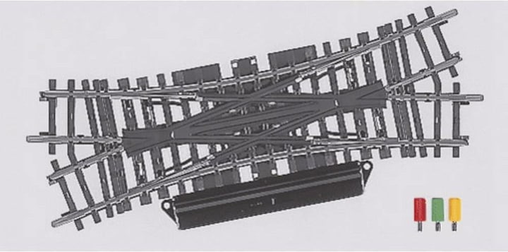Märklin H0 binario K (senza zavorra) 2260 (Traccia H0)