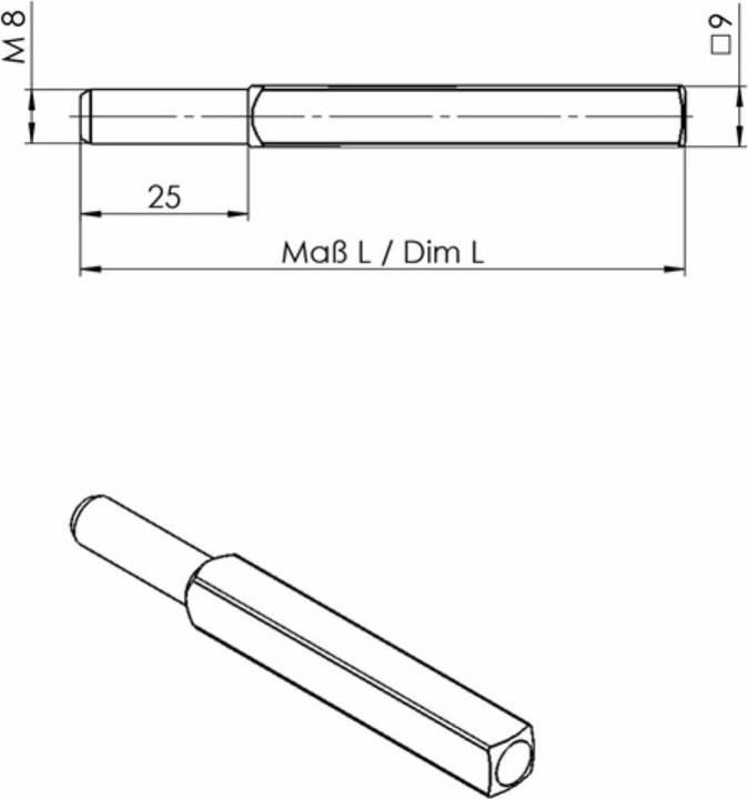Image du produit Ogro Tige d'assemblage 115 FS-75