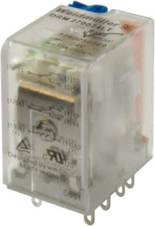 Produktbild Weidmüller Steckrelais 24 V/DC 10 A 2 Wec
