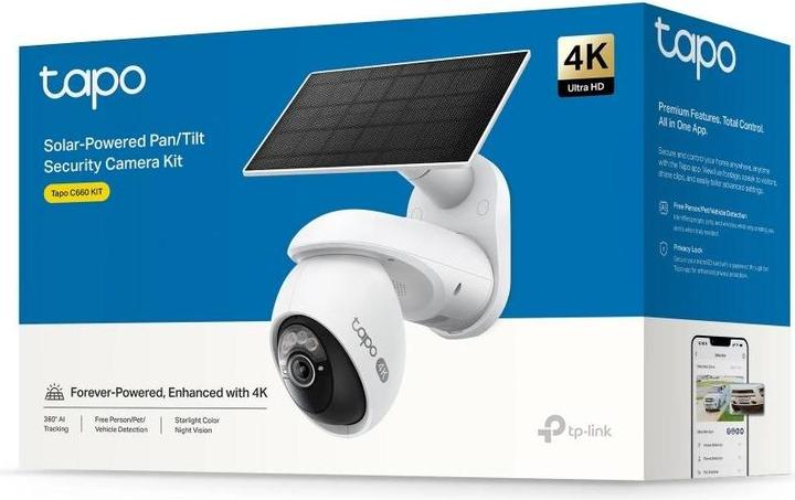 Produktbild TP-Link Netzwerkkamera C660 KIT 4K 360°, Typ: Netzwerkkamera (3840 x 2160 Pixels)