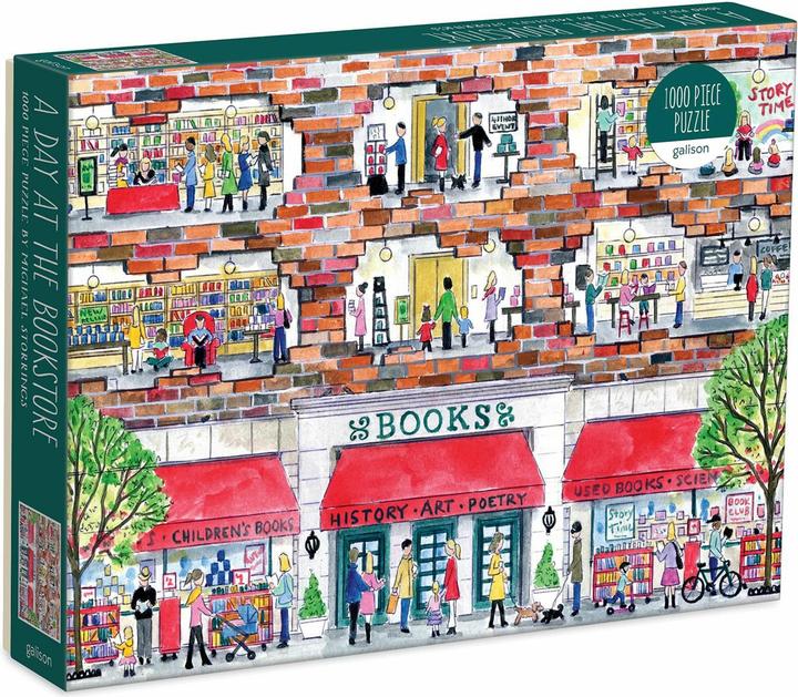 Abrams & Chronicle Michael Storrings A Day at the Bookstore 1000 Piece Puzzle (1000 Teile)