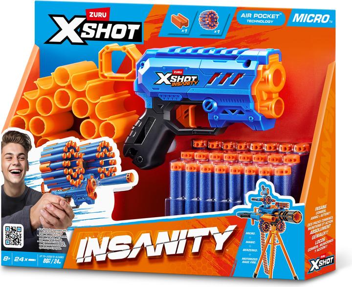 Actual product image Zuru X-Shot Insanity Micro (24 Darts)
