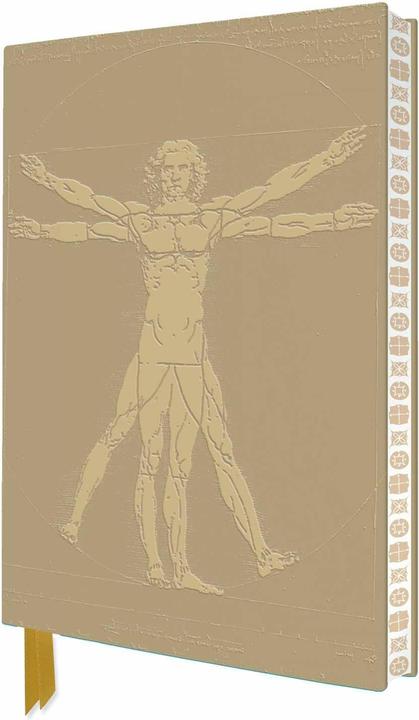 Produktbild Da Vinci: Vitruvian Man Artisan Art Notebook ( Journals) (A5, Liniert, Weicher Einband)