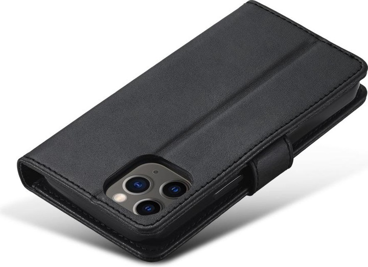 Immagine prodotto Ueli Express iPhone 12 / iPhone 12 Pro custodia a libro Custodia in vera pelle con slot per carte di credito nero (Apple iPhone 12 Pro, Apple iPhone 12)