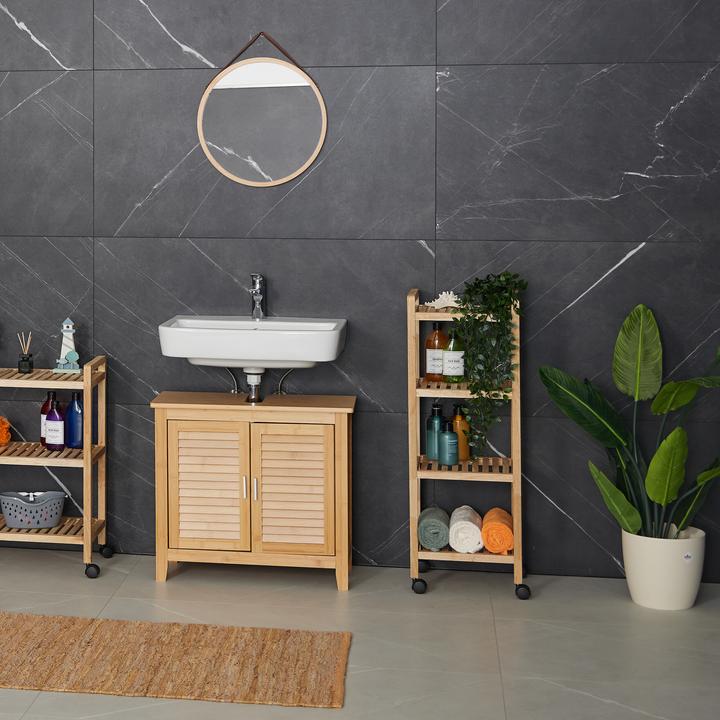 Actual product image Relaxdays Bathroom rack (35 x 31 x 97 cm)