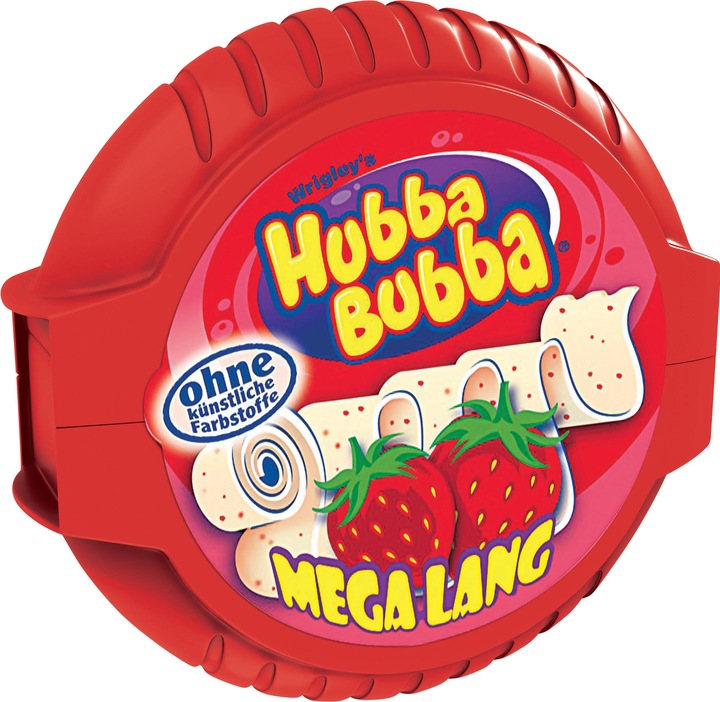 Actual product image Hubba Bubba Tape Strawberry (1 pcs., 56 g)