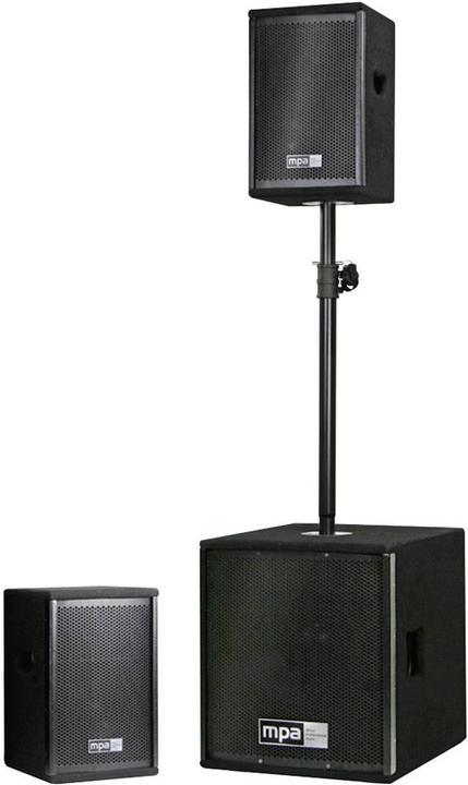 Produktbild mpa Aktives PA-Lautsprecher-Set M. (1x 400 W)
