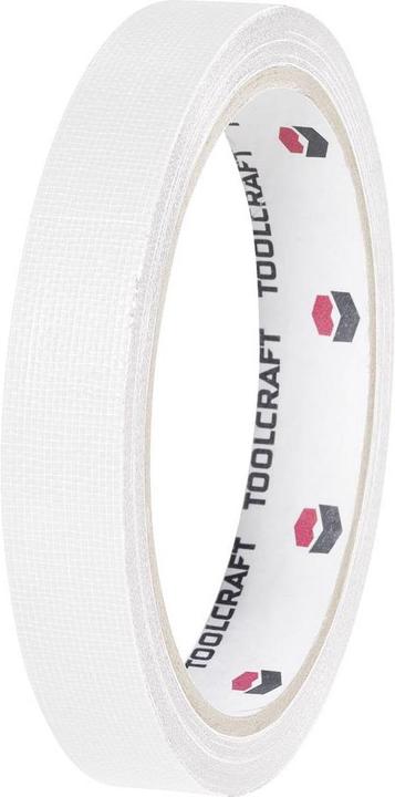 Produktbild Toolcraft Gewebeklebeband HEB19L10WC Wei (19 mm)