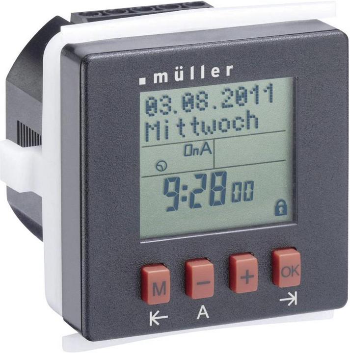 müller Hutschienen-Zeitschaltuhr digi