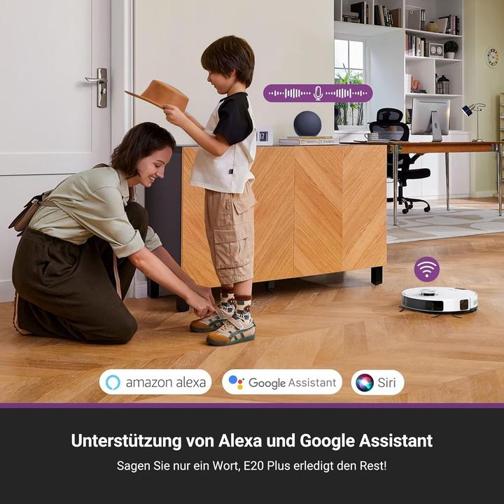 Produktbild Eureka E20 plus White (8000 Pa, Wischtuch)