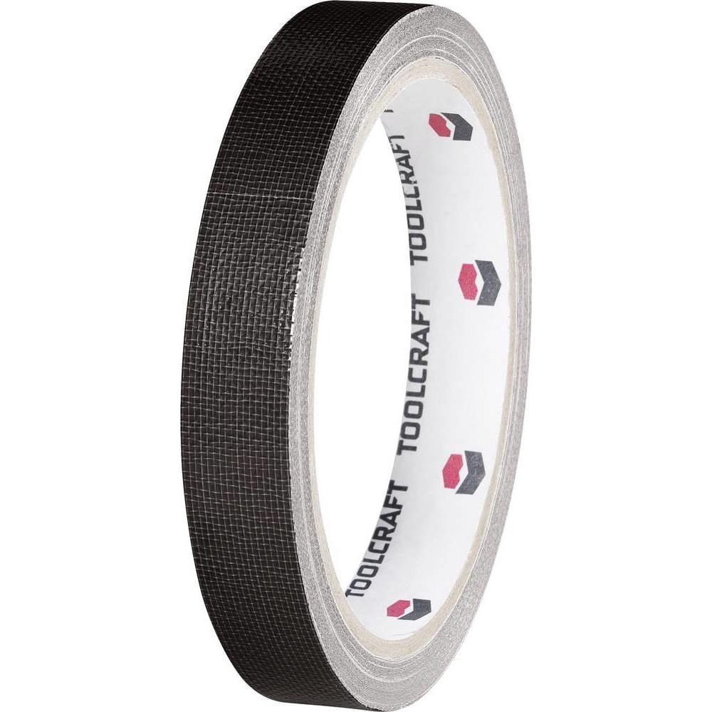 Toolcraft, Klebeband, Gewebeklebeband HEB19L10SC Sch (19 mm)