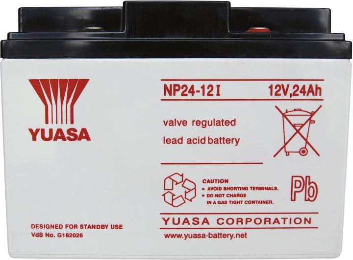 Yuasa Bleiakku 12 V 24 Ah NP24-12 NP (12 V, 24 Ah)