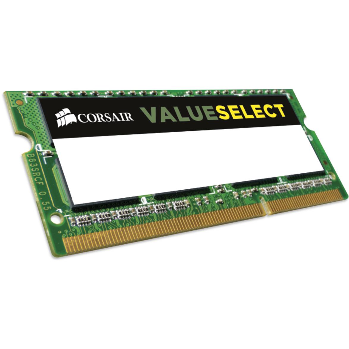 Thumbnail - Corsair Value Select (1 x 4GB, 1600 MHz, DDR3L-RAM, SO-DIMM), RAM, Schwarz