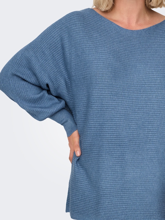 Immagine prodotto Only Maglia con scollo a barchetta e polsini lunghi Maglia lavorata a maglia (M)