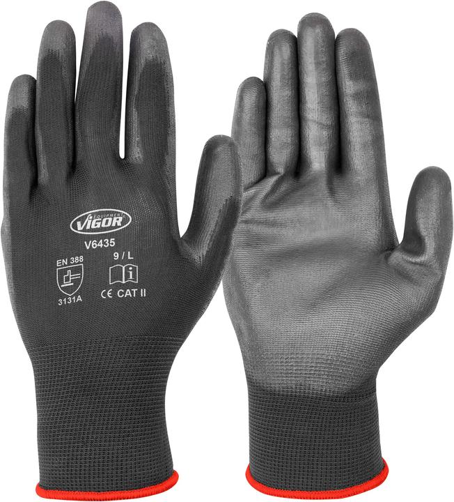 Image du produit Vigor Gants De Travail, Maille Fine Gr. 9 (9)