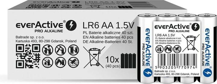 Actual product image Everactive Alkaline batteries Pro LR6 AA - 4 pieces - Battery (4 pcs., AA, 3000 mAh)