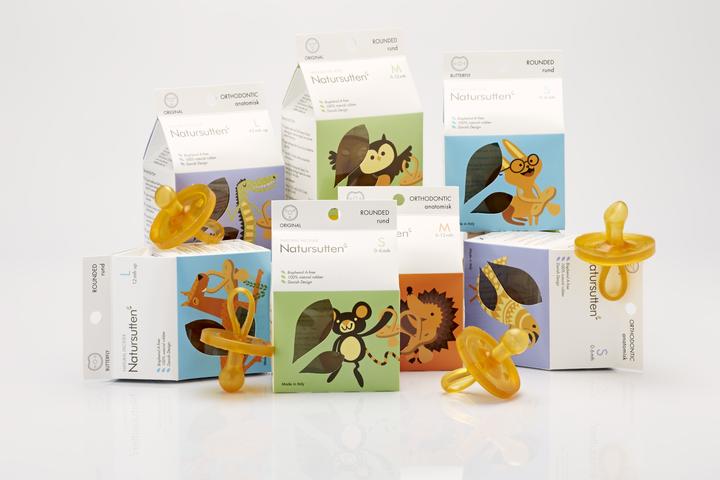 Produktbild Natursutten Bio Schnuller Rundschild Kirschform M 6-12 Monate (6 - 12 Monate)