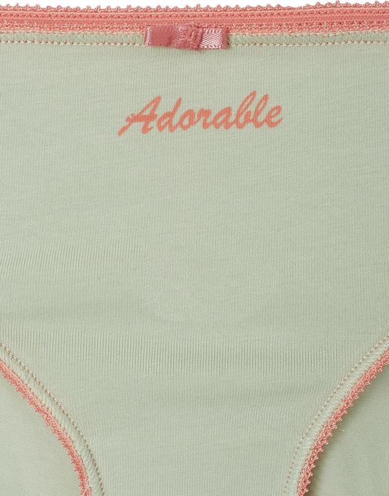 Produktbild Vertbaudet Bio-Kollektion: 5er-Pack Mädchen Slips mit kleiner Schleife (86, 5er Pack)