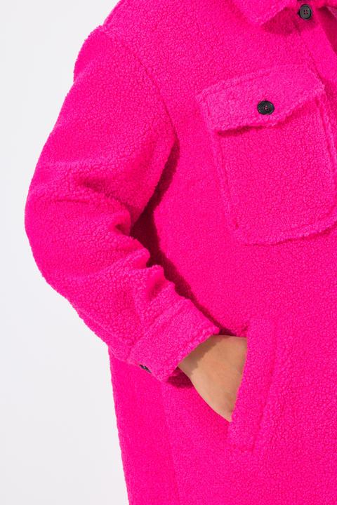 Produktbild Angel of Style Hemdjacke, A-Linie, Teddyplüsch, Schachbrett (50)
