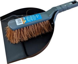 Actual product image Metal Dustpan with Hand Broom Coco