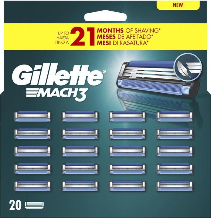 Produktbild Gillette Mach3 Systemklingen 20er Ersatzklingen