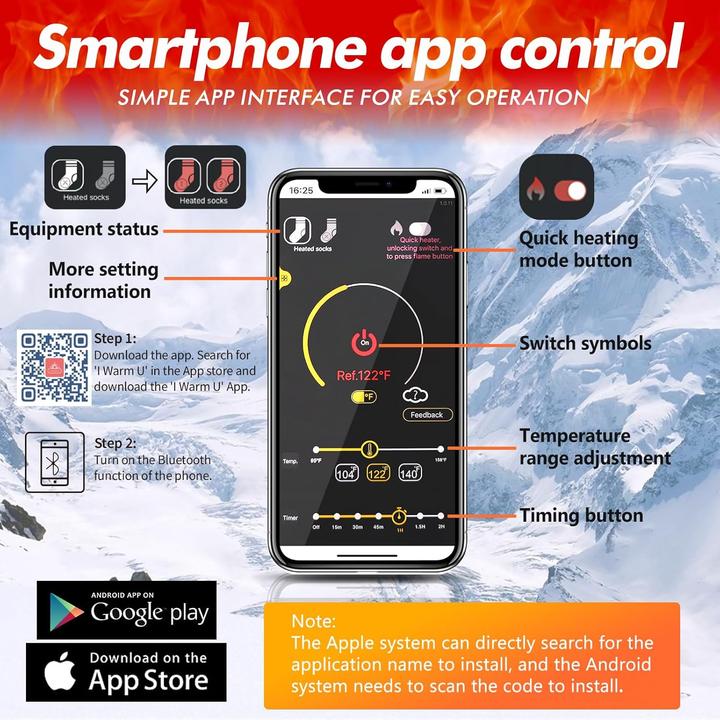 Image du produit Wndy's Dream Beheizte Socken (36 - 42)