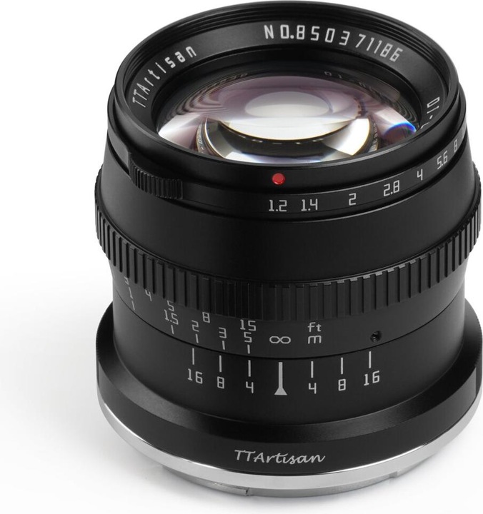 Actual product image TTArtisan 50mm f1.2 for M43 mount (APS-C) (Micro Four Thirds, APS-C / DX)