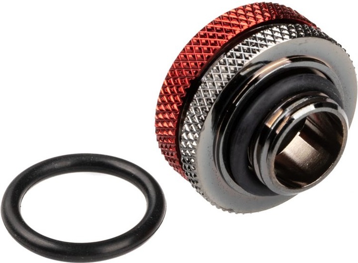 Image du produit Bitspower Adaptateur Multi-Link Raccord droit G1/4 pouce M sur 16mm AD Hardtube - noir brillant/r