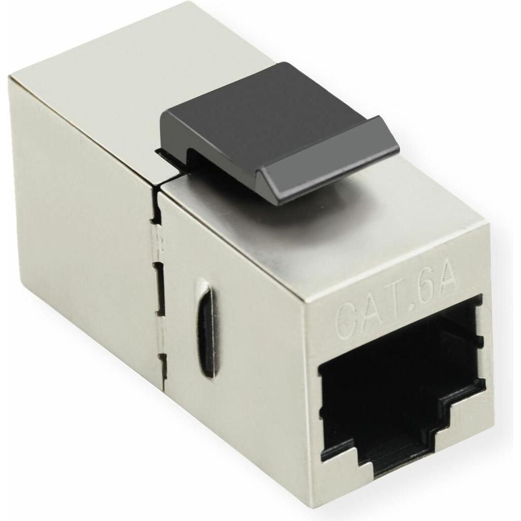 Value Accoppiatore Rj-45, Keystone, Schermato, Cat. 6A (Modulo Keystone), Accessori Di Rete