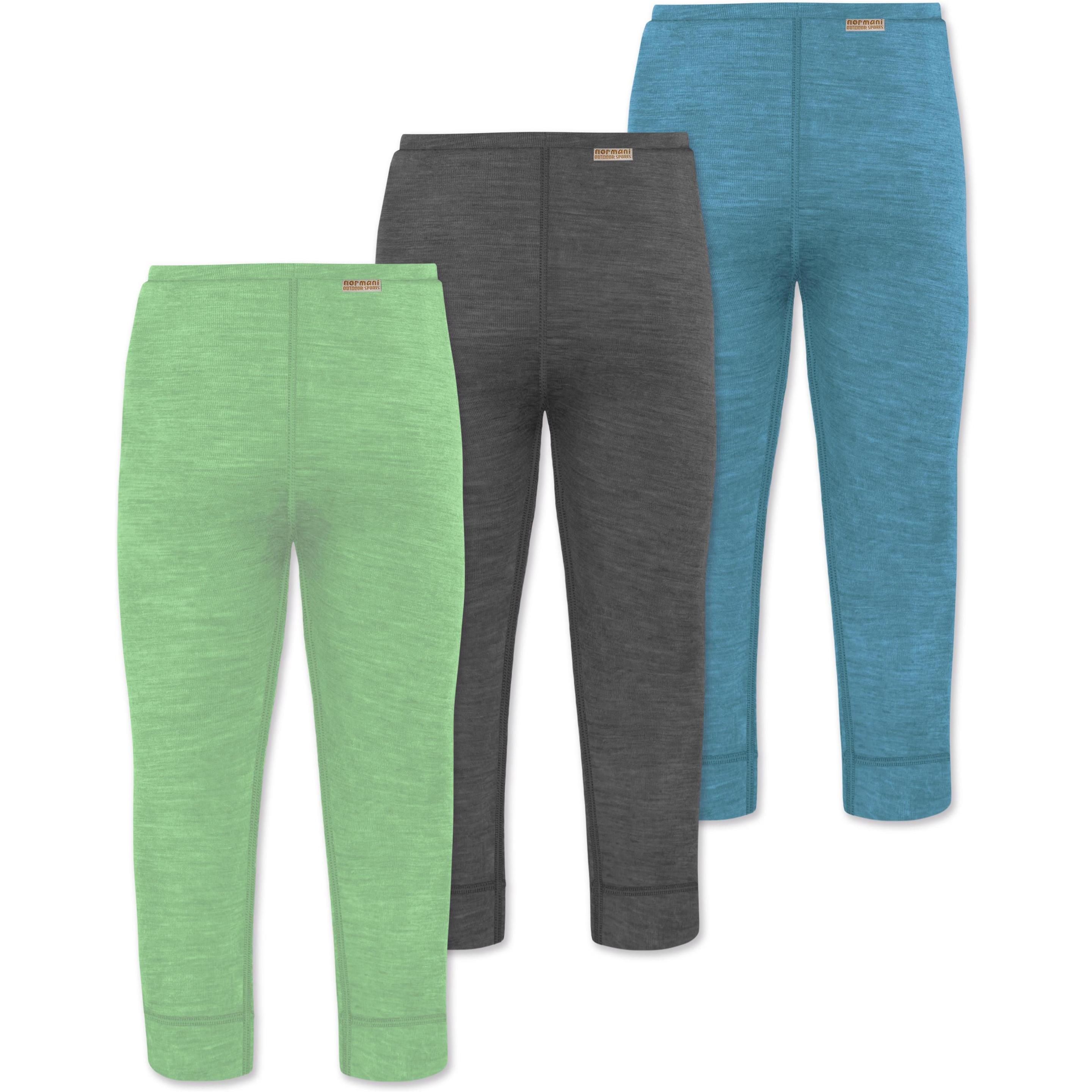 Thumbnail - Normani, Herren, Funktionsunterhose, 3er Pack Baby Merino Hose Unterhose „Tihoi" - 9509 (86), Blau, 86