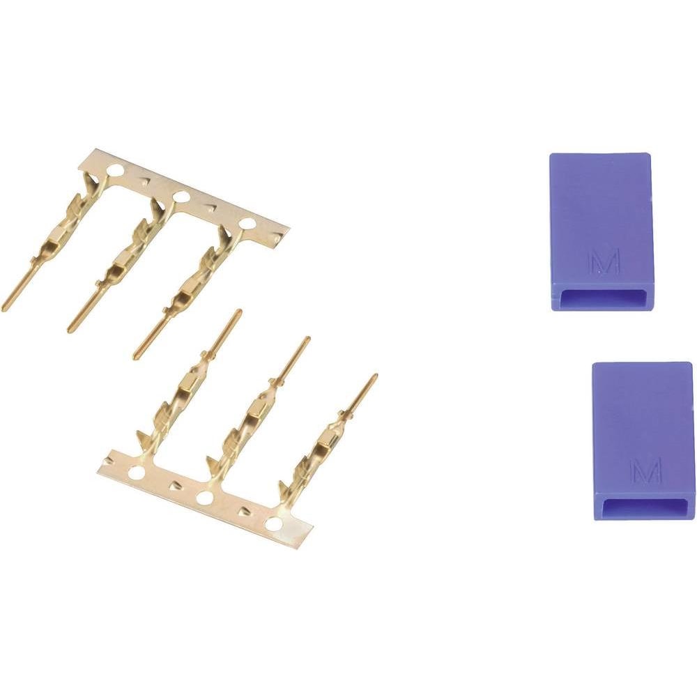 Modelcraft Servo-Stecker lose JR 1 Paar