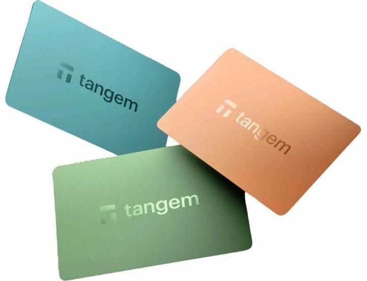 Tangem 3 Card Set - Pastel + 50 CHF BTC Voucher (Bitcoin)