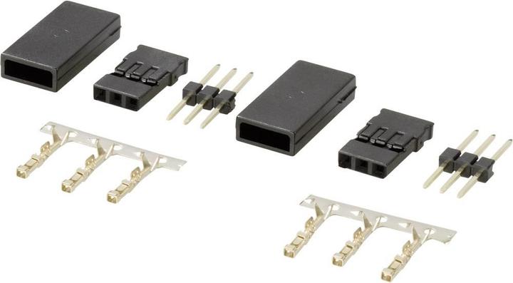 Produktbild Modelcraft Servo-Stecker lose JR 1 Paar