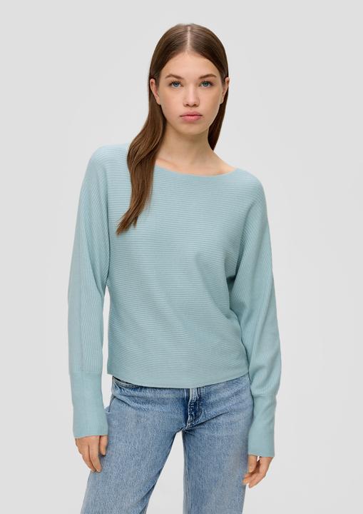 Produktbild s.Oliver Strickpullover Rippstrickpulli mit Fledermausarm (XXL)