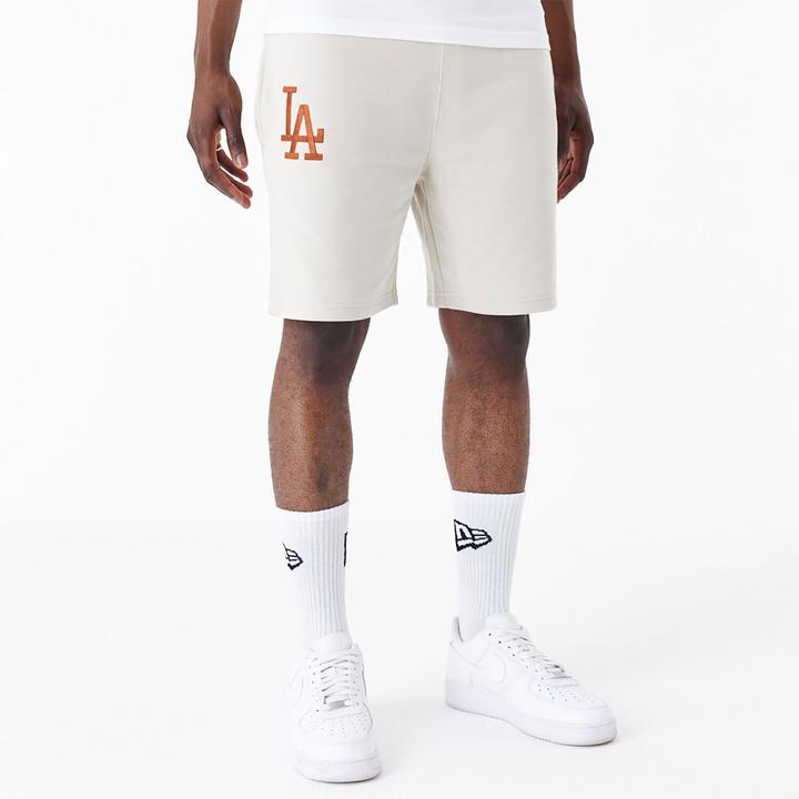 Actual product image New Era French Terry Shorts Los Angeles Dodgers stone (L)