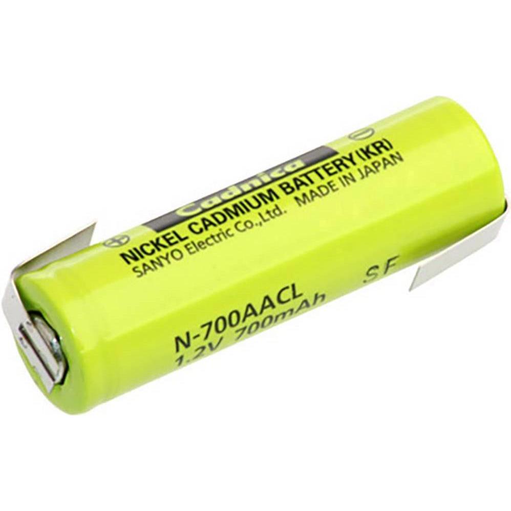 Panasonic Spezial-Akku Mignon (AA) Z-Löt (1 Stk., AA, 700 mAh), Batterien + Akkus