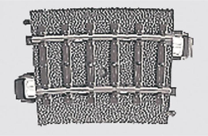 Märklin H0 Voie C (avec ballast) 24107 (Piste H0)