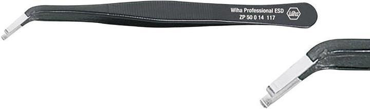 Wiha SMD Tweezers Rounded 117 mm
