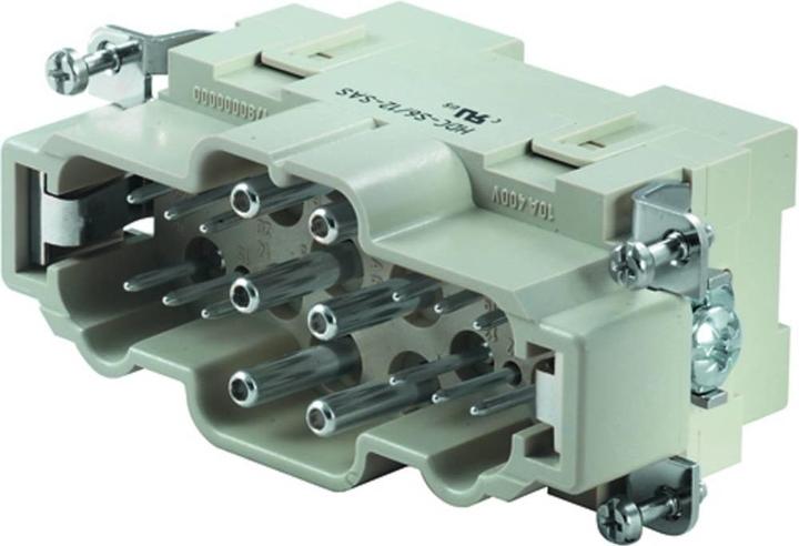 Produktbild Weidmüller Einsatz HDC S6 12 SAS Inhalt: 10 St.