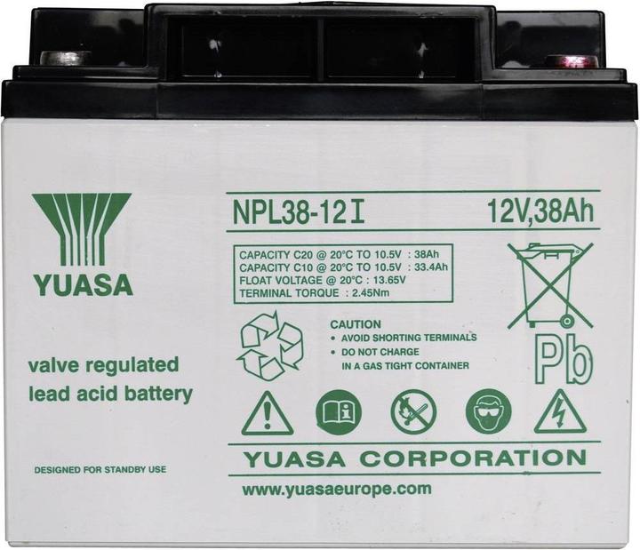 Produktbild Yuasa Bleiakku 12 V 38 Ah NPL38-12 Y (12 V)