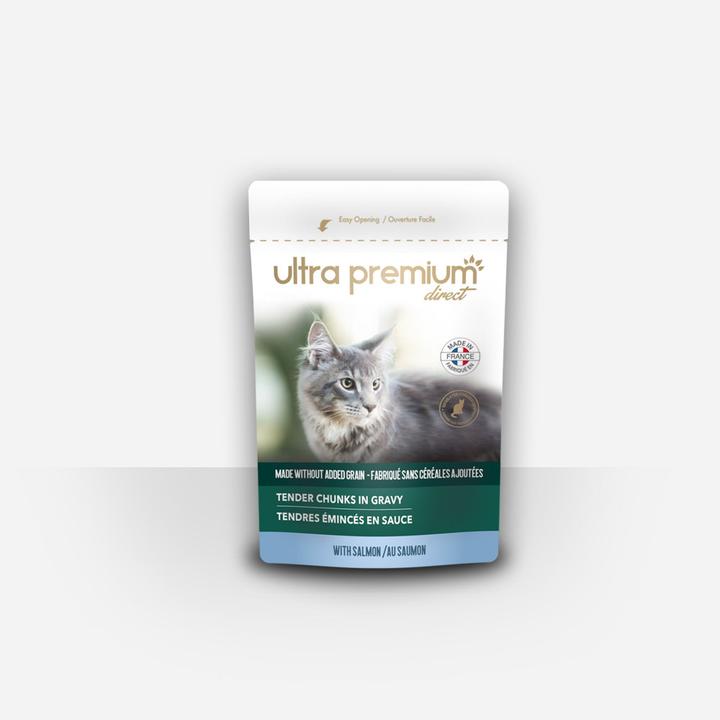 Image du produit Ultra Premium Direct Tendres Emincés en Sauce - Salmon / Cod (Adulte, 12 pcs, 1020 g)