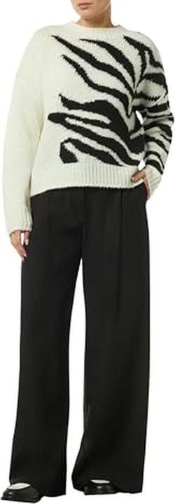 Actual product image Comma Strickpullover Strickpullover mit Intarsien (40)