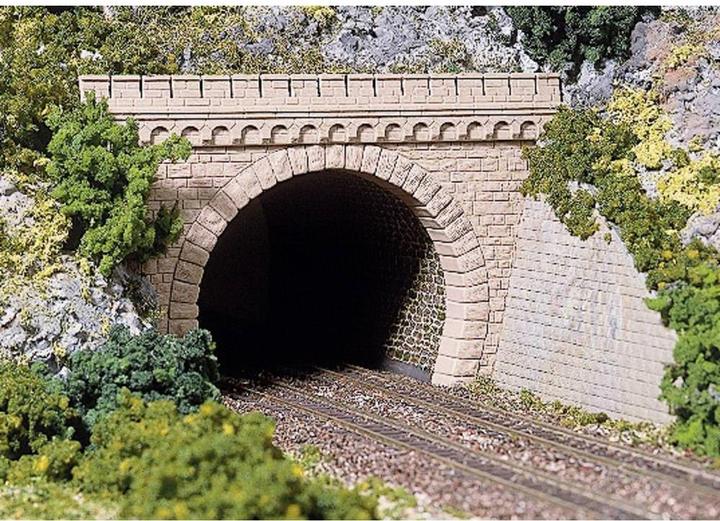 Produktbild Auhagen H0 Tunnel-Portal 2gleisig Kuns