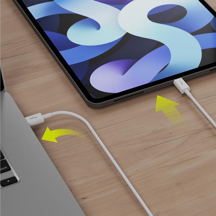 Image du produit Allity cable AUC-03 USB-C - USB-C 1.0 m 60W white (1 m, USB 1.0, 60 W)