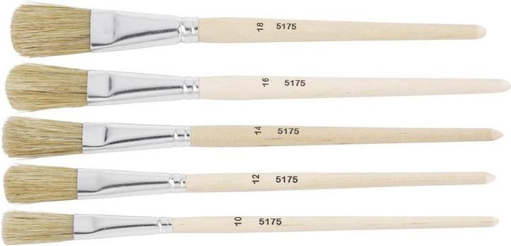 Actual product image Zahn Pinsel Enamel paint brush natural bristle 5 (180 mm)
