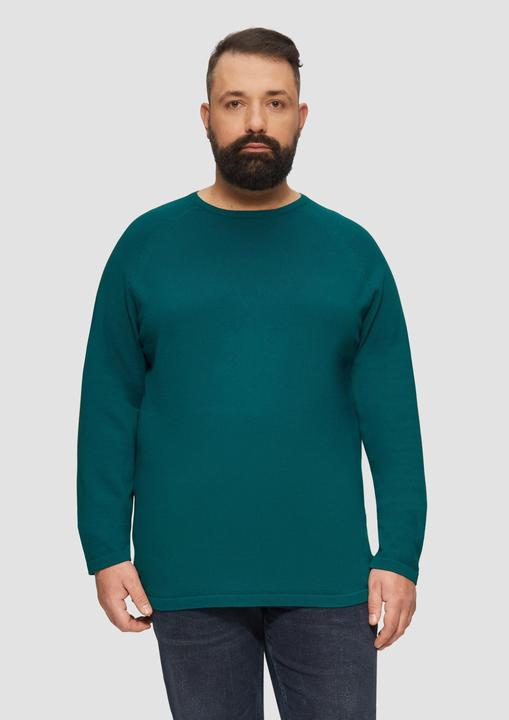 Produktbild S.Oliver Strickpullover Feinstrickpullover mit Raglanärmeln (5XL)