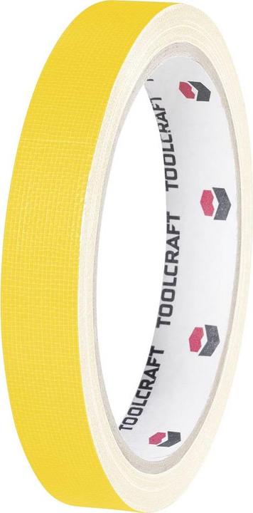 Produktbild Toolcraft Gewebeklebeband HEB15L10GC Gel (15 mm)