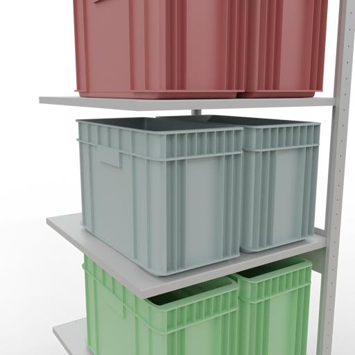 Image du produit Schulte Lagertechnik Système enfichable Élément suivant MULTIplus150 avec traverse de longueur
