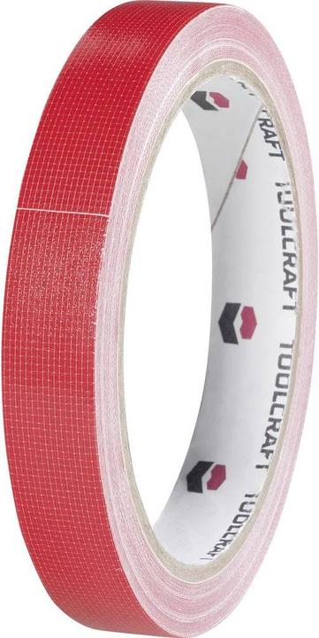 Produktbild Toolcraft Gewebeklebeband HEB15L10RC Rot (15 mm)