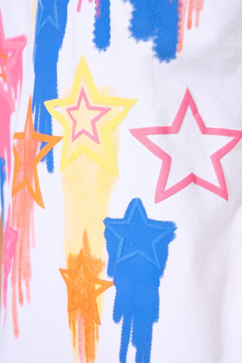 Immagine prodotto Angel of Style T-Shirt, Boxy Fit, Sternen-Druck (52)